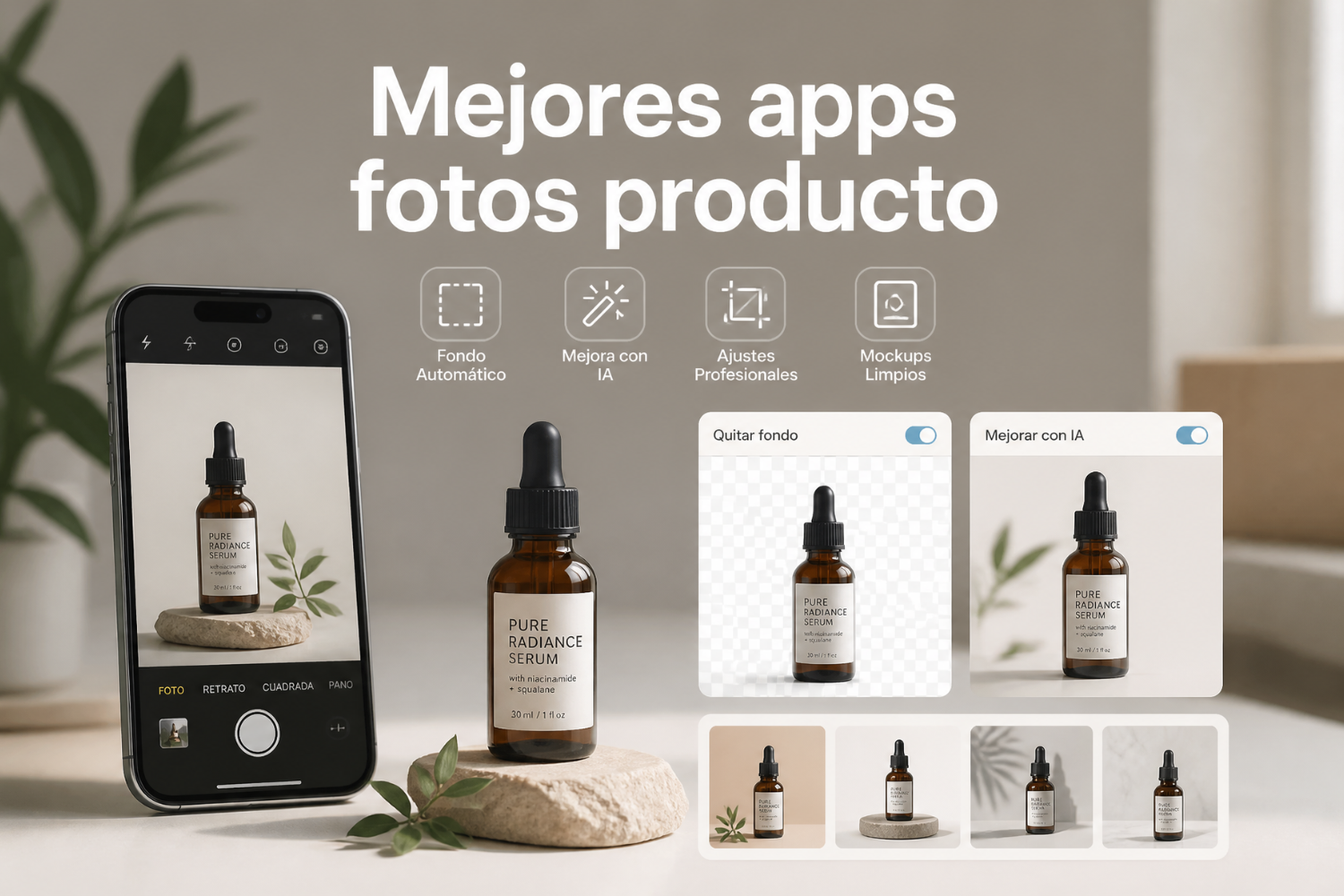 Mejores apps para fotos de productos con móvil