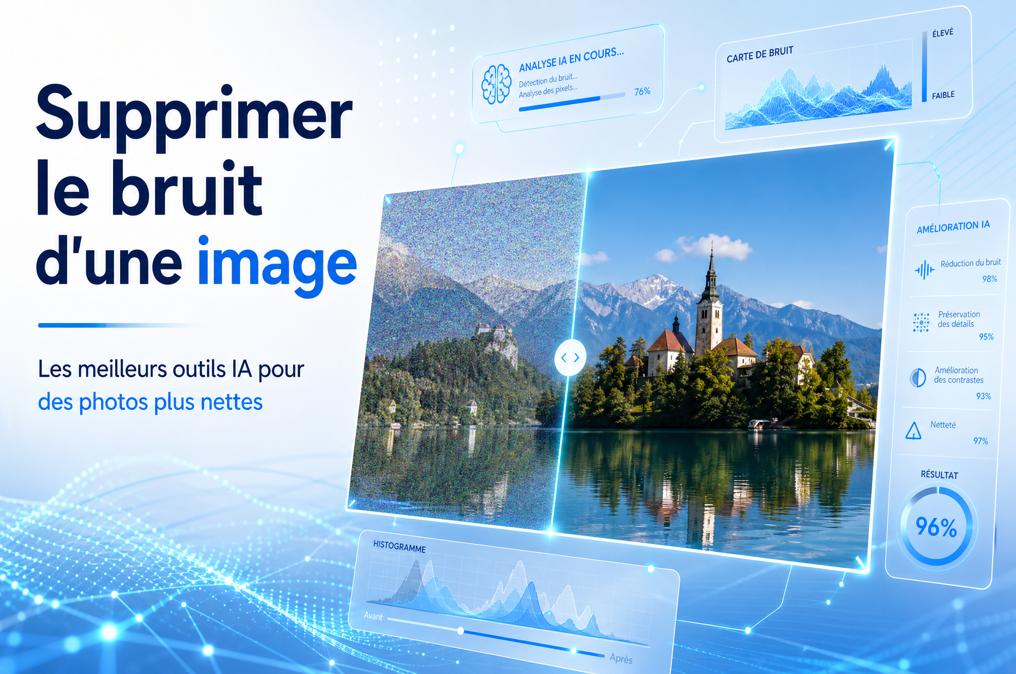 Réduire le bruit d&rsquo;une image avec l&rsquo;IA : guide 2026