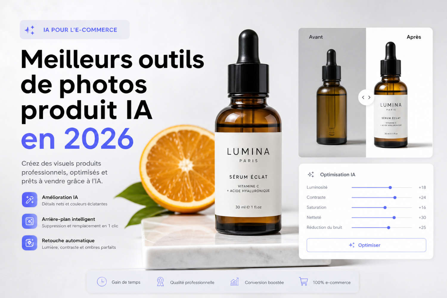 Les meilleurs outils de photos produit IA pour e-commerce (2026)