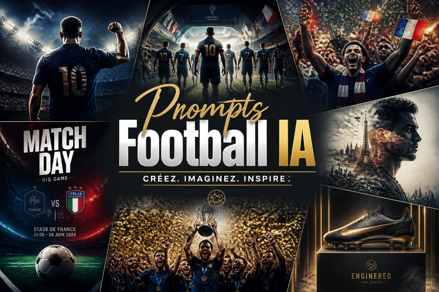 10 prompts ChatGPT Image 2 pour créer des images de football : idées d’images IA à copier