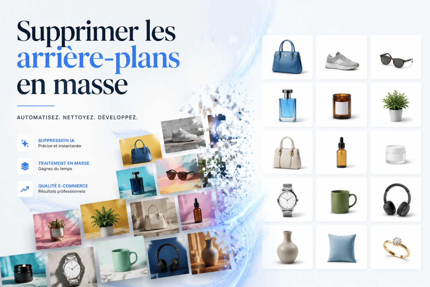 Suppression d&rsquo;arrière-plan en lot : préparez vos photos produit plus vite